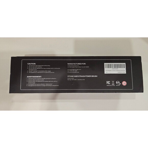 Wavytalk Pro Steam Hair Straightener Brush, Steamline Pro 3 in 1 Straightener - Picture 2 of 8